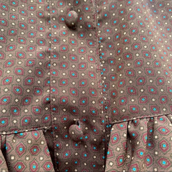 Vintage Chaus Boho Prairie Cottagecore Top Shirt - Picture 10 of 15